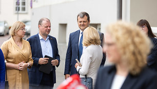 Aušrinė Norkienė, Saulius Skvernelis, Gintautas Paluckas, Rita Tamašūnienė