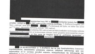 VSD ra&scaron;tas Seimo Nacionalinio saugumo ir gynybos komitetui dėl &bdquo;MG Baltic&ldquo; 23 psl.