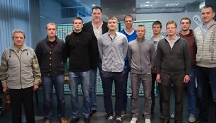 Arvydas Sabonis sveikina U-19 rinktinę
