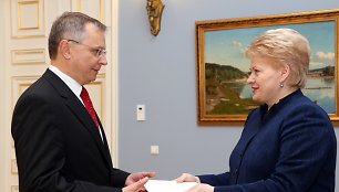 Egidijus Meilūnas ir Dalia Grybauskaitė