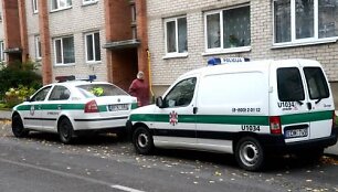 Policijos pajėgos nusikaltimo vietoje