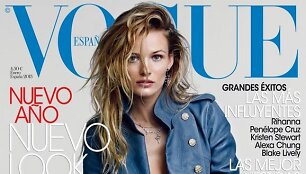 Edita Vilkevičiūtė &bdquo;Vogue&ldquo; žurnalo vir&scaron;elyje