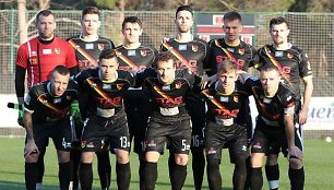 „Jagiellonia“ su Arvydu Novikovu (pirma eilė antras iš dešinės)