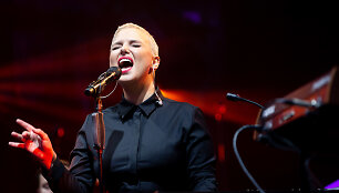 Valdovų rūmuose surengto Jazzu koncerto akimirka