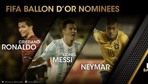 Cristiano Ronaldo, Neymaras ir Lionelis Messi