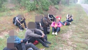 Sulaikyti migrantai