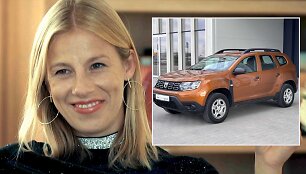 Emilija Latėnaitė, parduodamas automobilis
