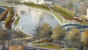 Vilniaus krantinės atgaivinimo planas. Vilniaus savivaldybės projekto nuotr.