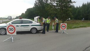 Policijos reidas Kauno apskrityje