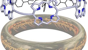 Porfirino molekules jungiantis žiedas mokslininkams primena Saurono Didįjį žiedą