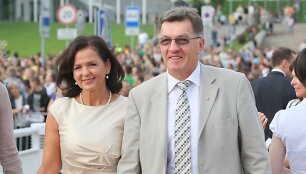 Algirdas Butkevičius su žmona Janina