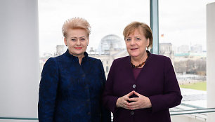 Dalia Grybauskaitė ir Angela Merkel