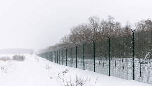 Ministrų vizitas prie Lietuvos ir Baltarusijos sienos