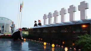 Medininkų aukų monumentas Medininkuose.