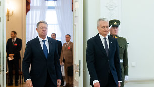 Klausas Iohannis ir Gitanas Nausėda