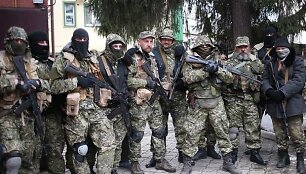 &bdquo;Žali žmogeliukai&ldquo; Rytų Ukrainoje
