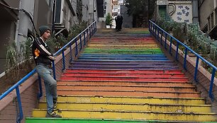 Vaivoryk&scaron;tės laiptai Stambule