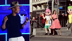 Po pasaulį plinta Pharrello Williamso dainos &bdquo;Happy&ldquo; virusas