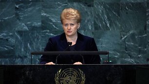 Prezidentė D.Grybauskaitė JT Generalinėje asamblėjoje 