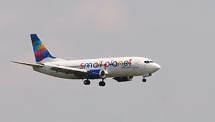 „Small Planet Airlines“ orlaivis leidžiasi Vilniaus oro uoste