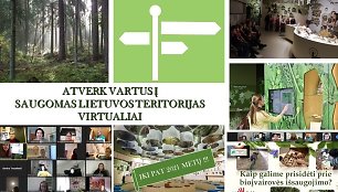 Saugomas Lietuvos teritorijas virtualiai