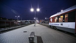 Keleivinio traukinio akimirka