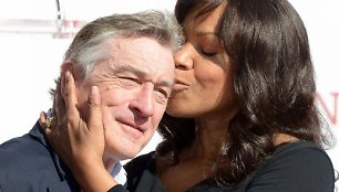 Robertas De Niro su žmona Grace Hightower