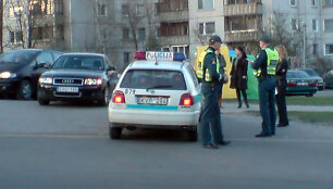 Policija avarijos vietoje