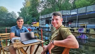 Simono Dailidės namelis ant vandens