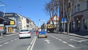 Remonto darbai Klaipėdos gatvėse sukėlė abejonių, ar darbai nėra atliekami atmestinai.