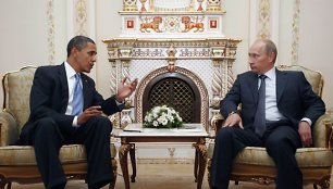 Istoriniai Obamos pusryčiai su Putinu