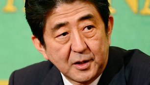 Japonijos premjeras Shinzo Abe