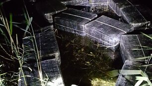 Pasieniečių rastas kontrabandos krovinys