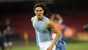 &bdquo;Napoli&ldquo; pergalę i&scaron;plė&scaron;ė Edisonas Cavani.