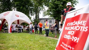 Masinė vakcinacija Lentvaryje