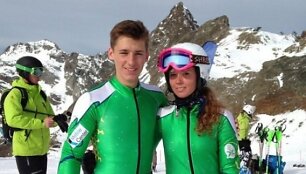 Rokas Zaveckas ir Ieva Janu&scaron;kevičiūtė