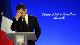 Prancūzijos prezidento Nicolas Sarkozy kalba
