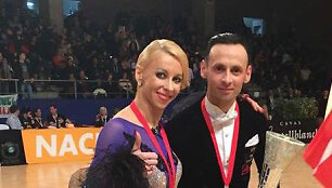 Donatas Vėželis ir Lina Chatkevičiūtė Europos čempionate 