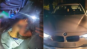 Lietuvį rado miegantį pavogtame BMW