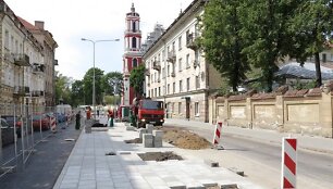&Scaron;ermuk&scaron;nių gatvėje ruo&scaron;iamasi 30 &scaron;ermuk&scaron;nių sodinimui.