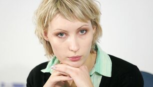 Lietuvos studentų atstovybių sąjungos prezidentė Indrė Vareikytė.