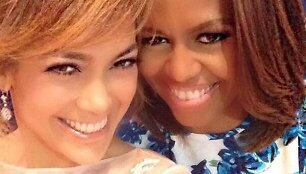 Jennifer Lopez ir Michelle Obama