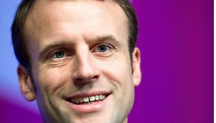 Prancūzijos ekonomikos ministras Emmanuelis Macronas