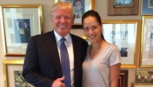 Donaldas Trumpas ir Ana Ivanovič