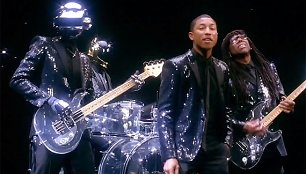 „Daft Punk“, Pharrellis ir Nile'as Rodgersas