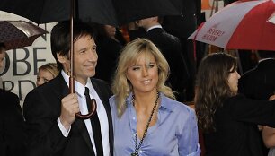 Davidas Duchovny ir Tea Leoni 