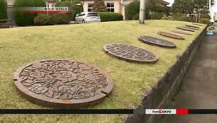 Japonijoje surengta kanalizacijos &scaron;ulinių dangčių loterija