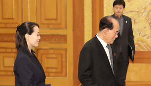 Kim Yo-jong Pietų Korėjoje
