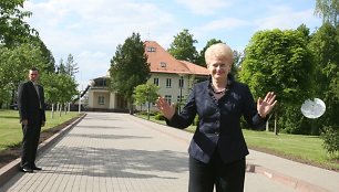 D.Grybauskaitė apžiūrėjo būsimąją rezidenciją