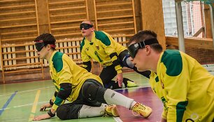 Mantas Brazauskis &ndash; golbolo rinktinės centro  gynėjas